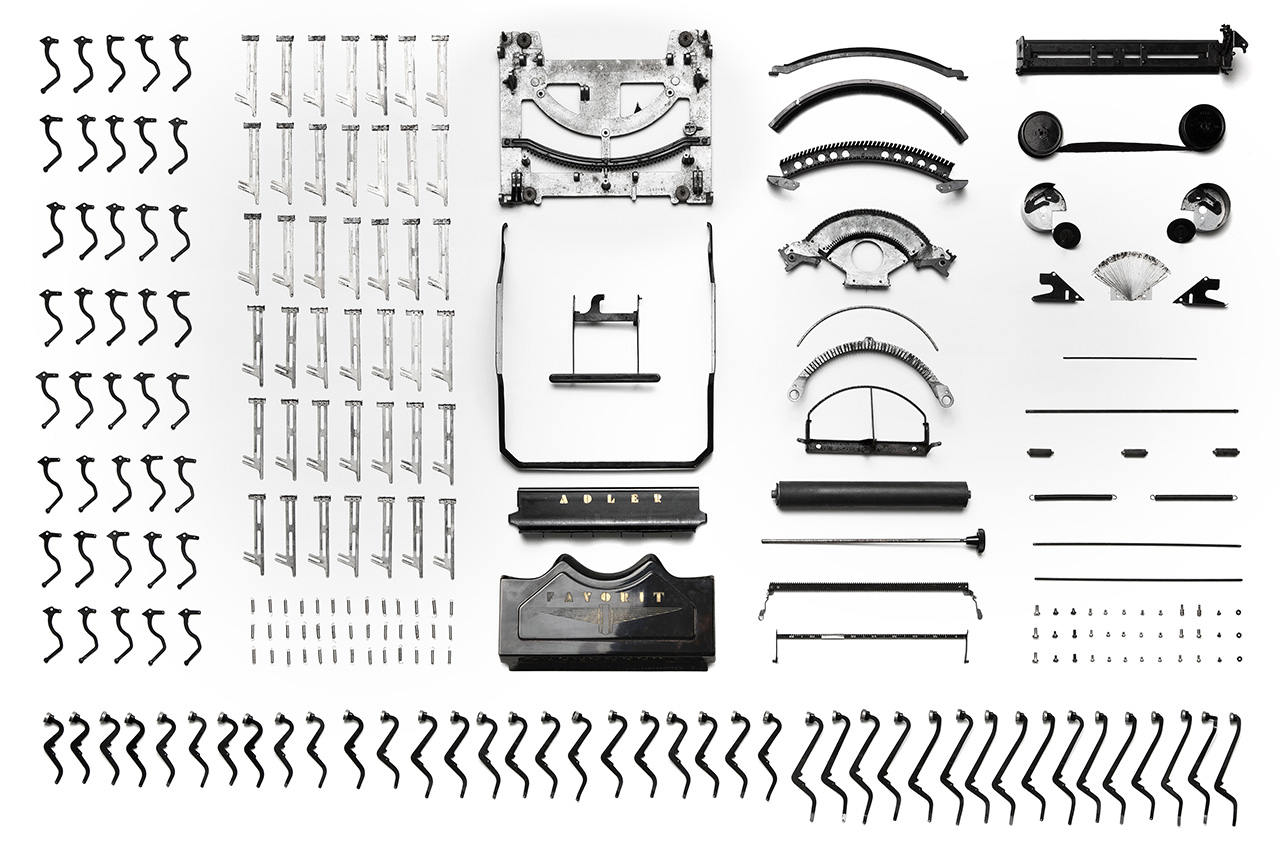 Typewriter Knolling