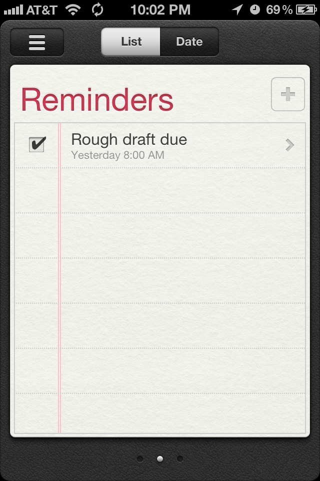 Reminders